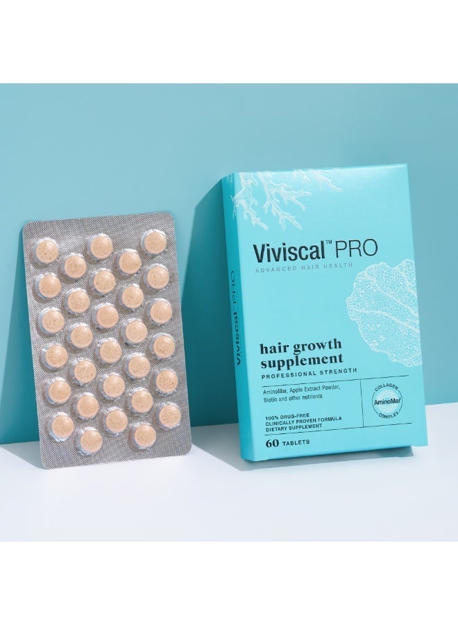 Viviscal Professional Hair Growth Supplement for Men and Women with Iron, Biotin, Zinc, Vitamin C, Nourish Thinning Hair and Increase Hair Thickness, Hair Multivitamins for Men and Women - 60 Tablets - Image 4